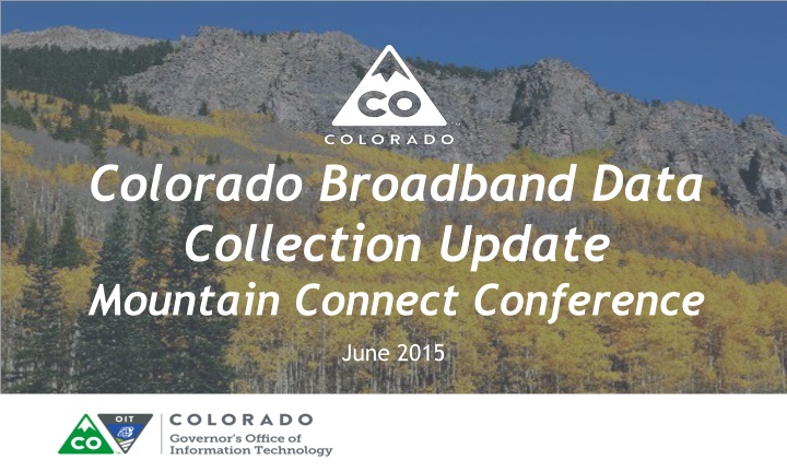 colorado broadband data collection update