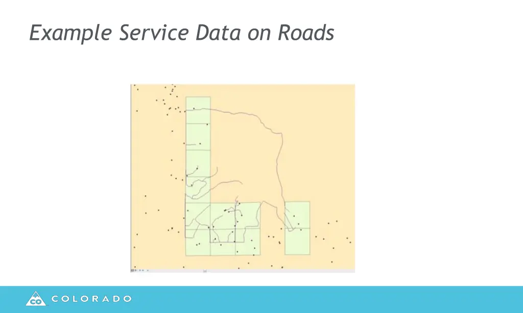 example service data on roads 1