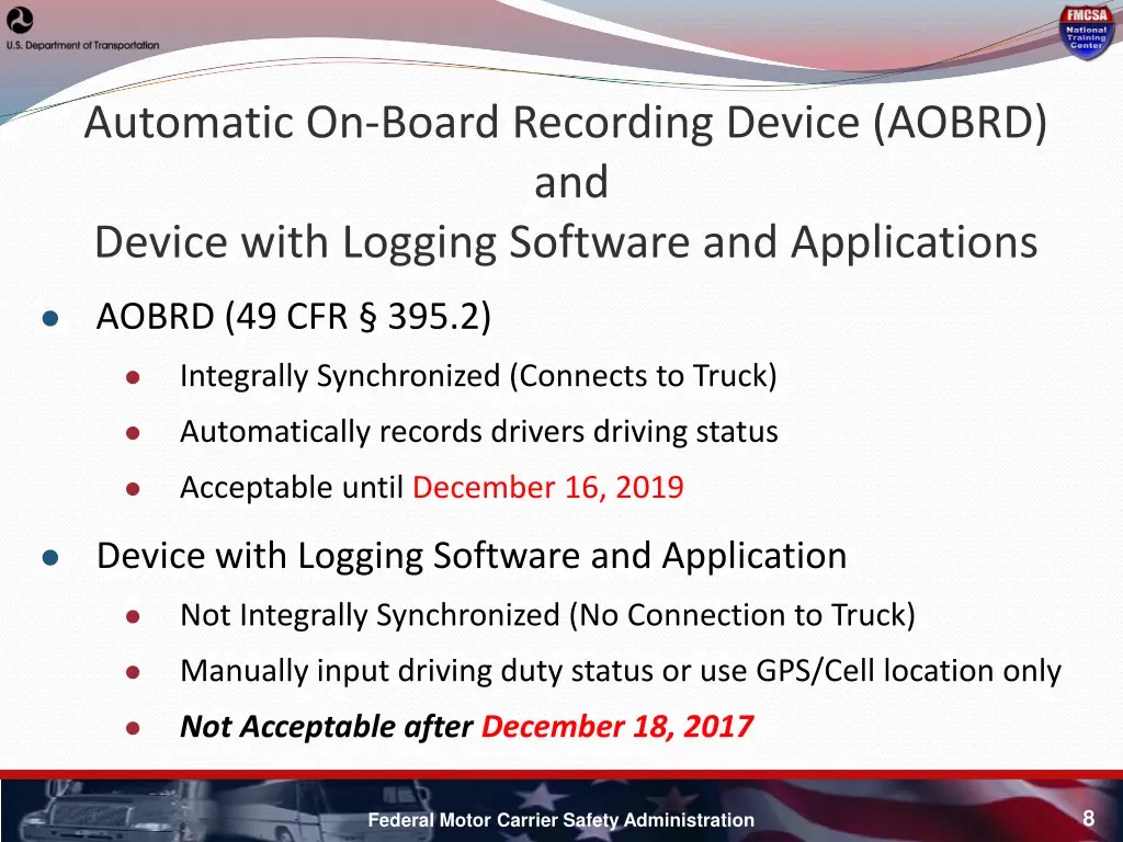 automatic on board recording device aobrd