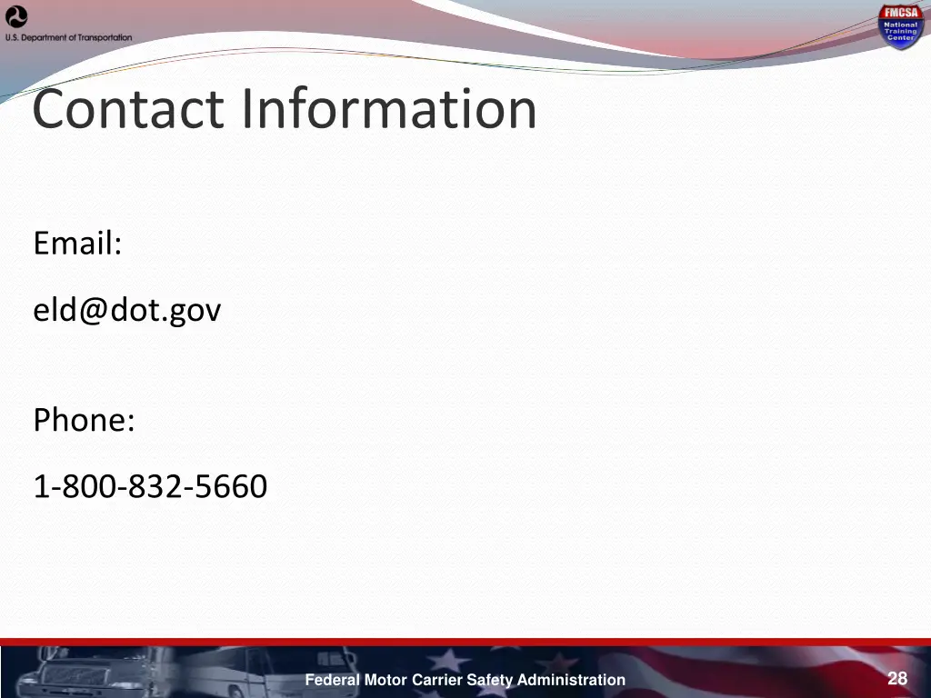 contact information