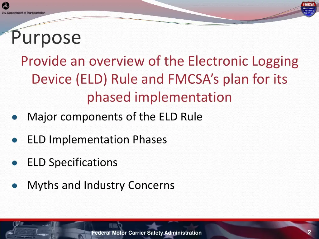 purpose provide an overview of the electronic