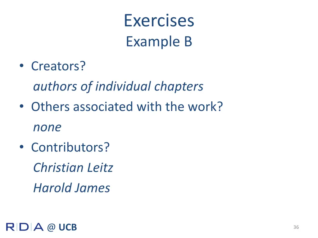 exercises example b