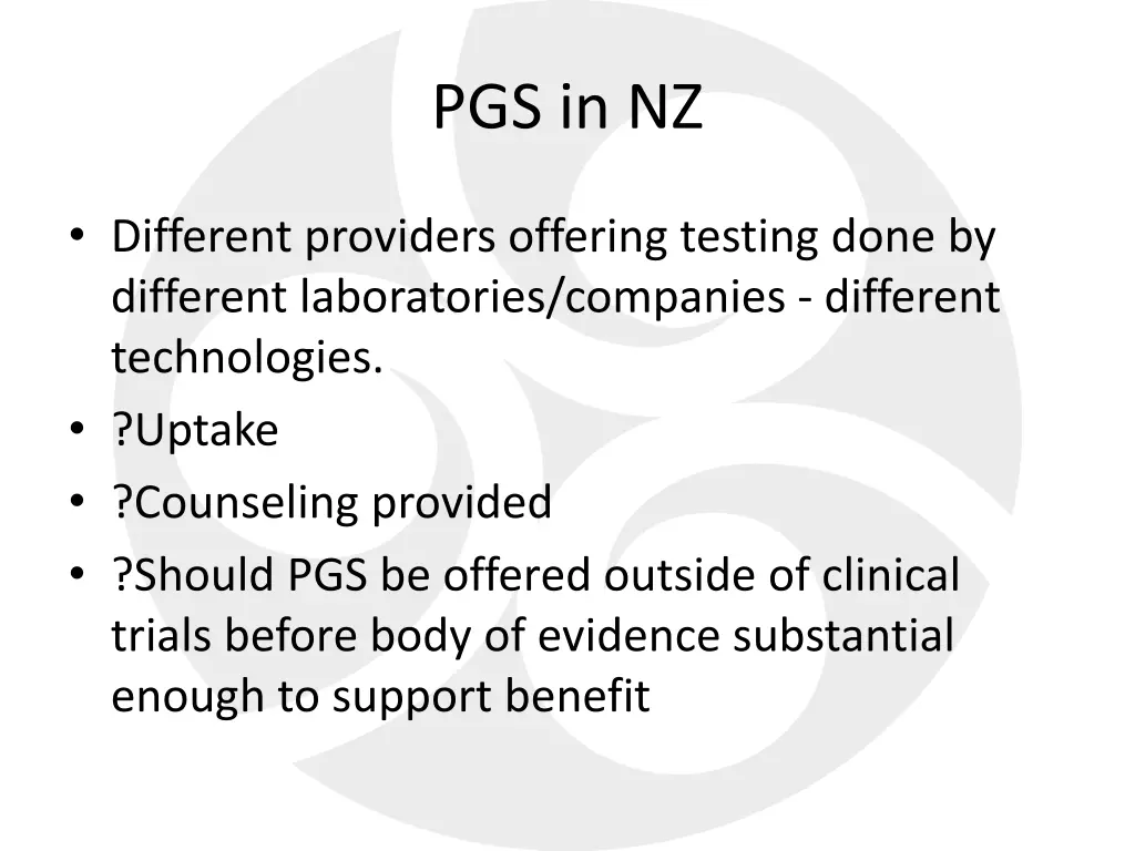 pgs in nz