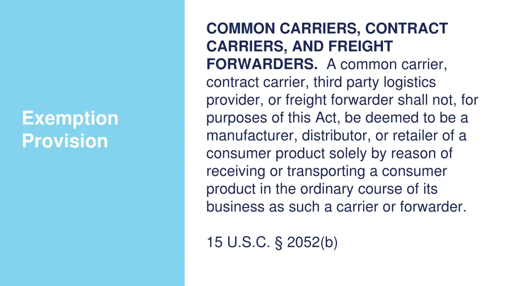 common carriers contract carriers and freight