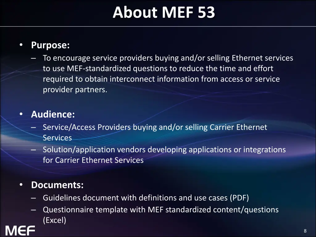 about mef 53