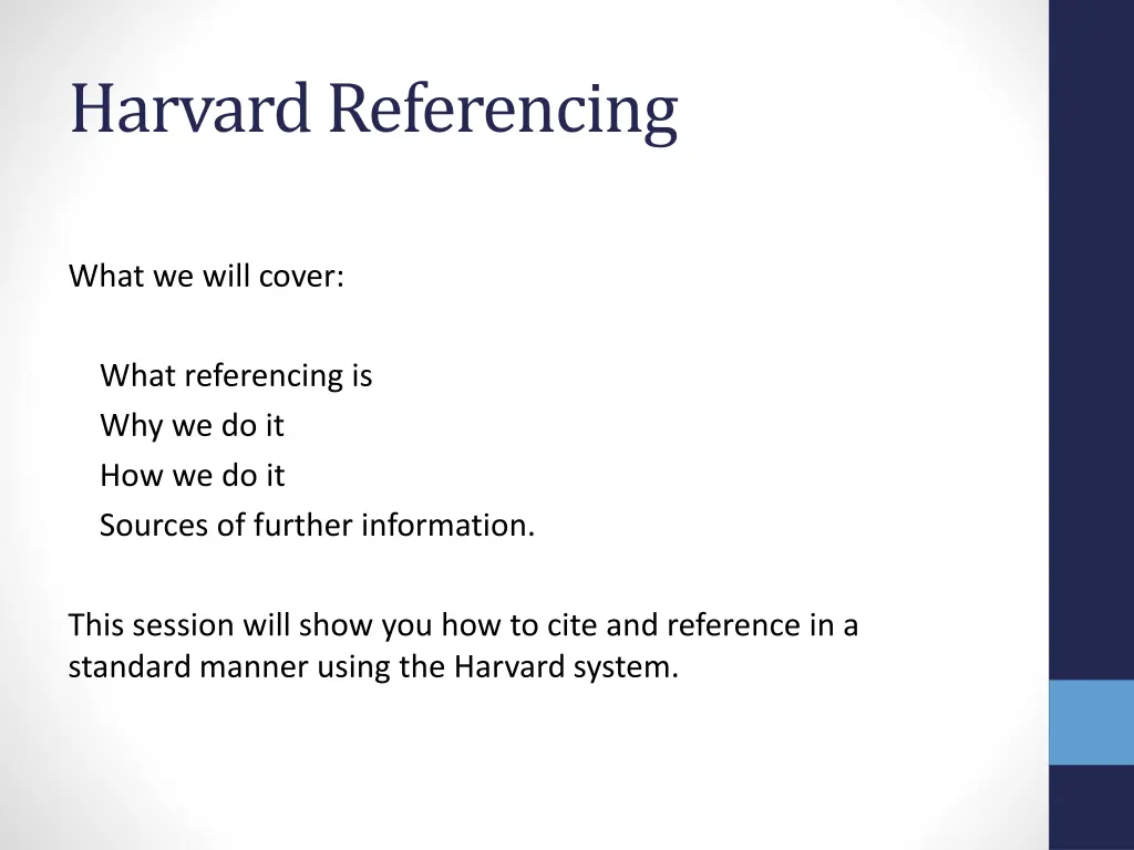 harvard referencing