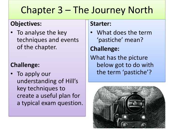 chapter 3 the journey north