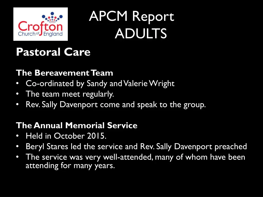 apcm report adults 12