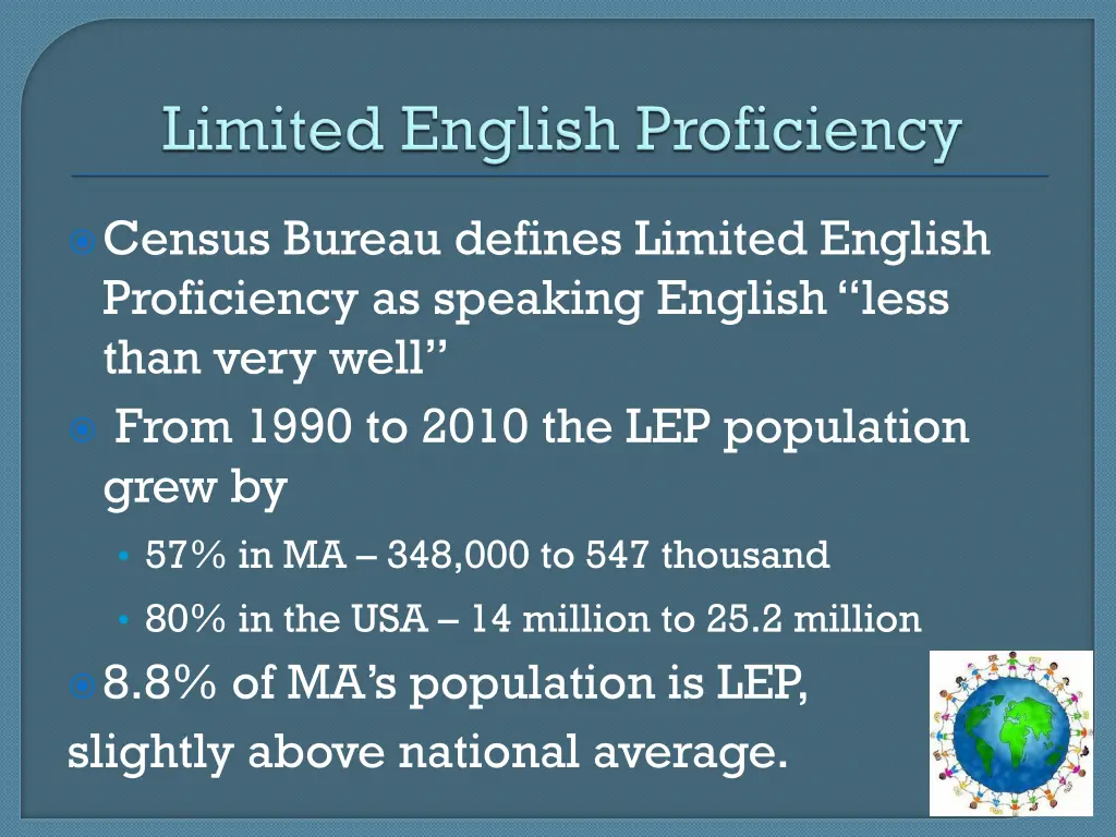 census bureau defines limited english proficiency