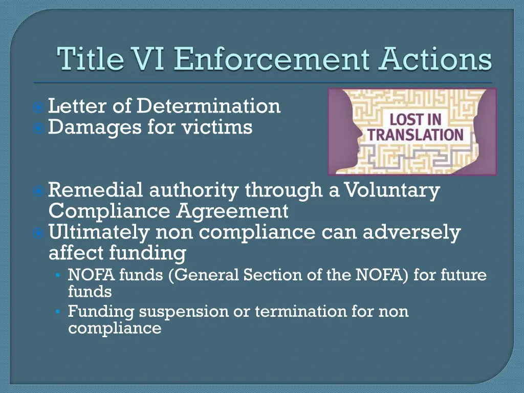 letter of determination damages for victims