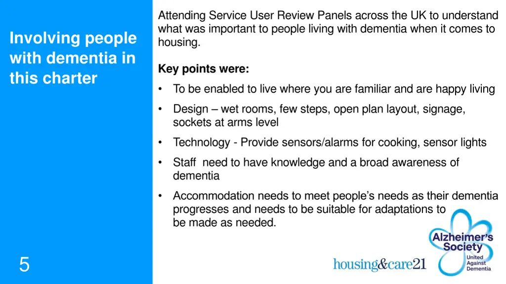 attending service user review panels across