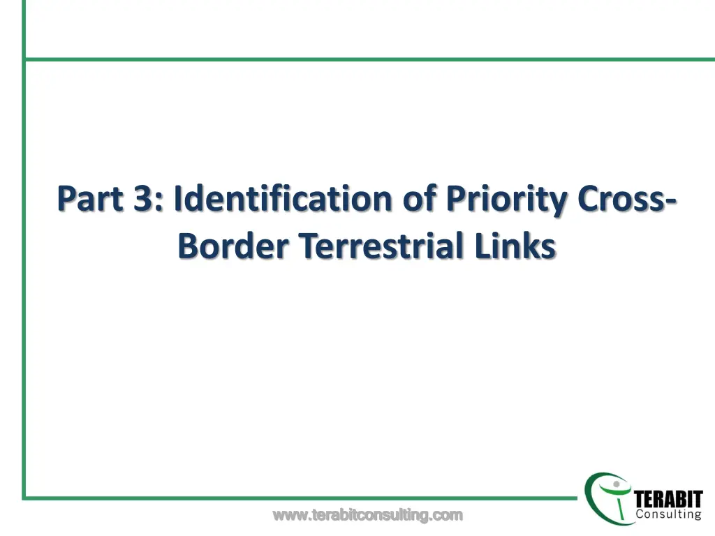 part 3 identification of priority cross border