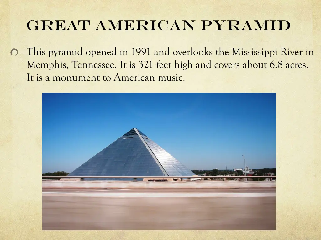 great american pyramid