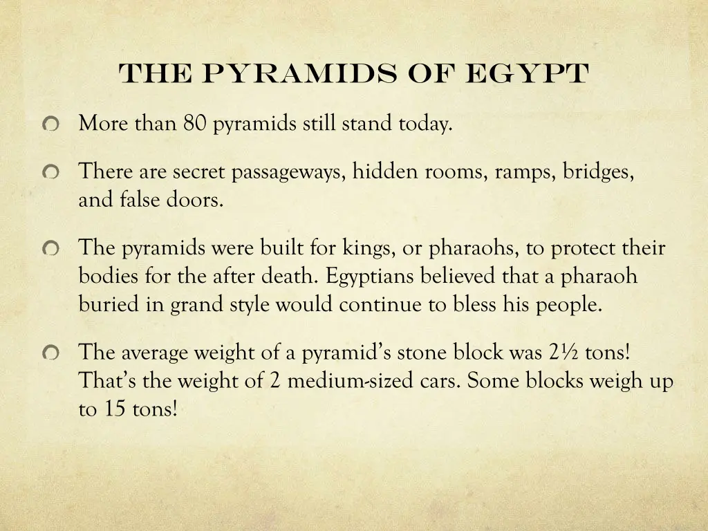 the pyramids of egypt 1