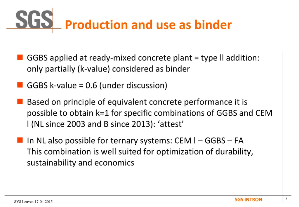 production and use as binder 2