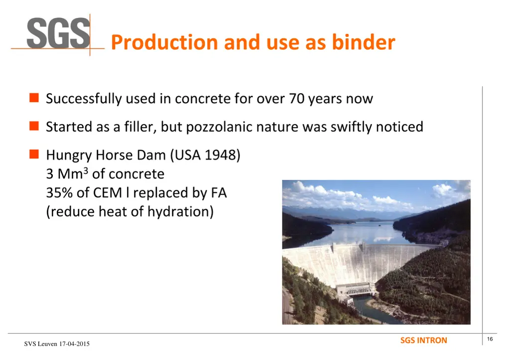 production and use as binder 3