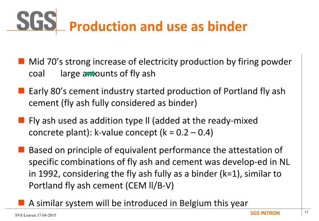 production and use as binder 4