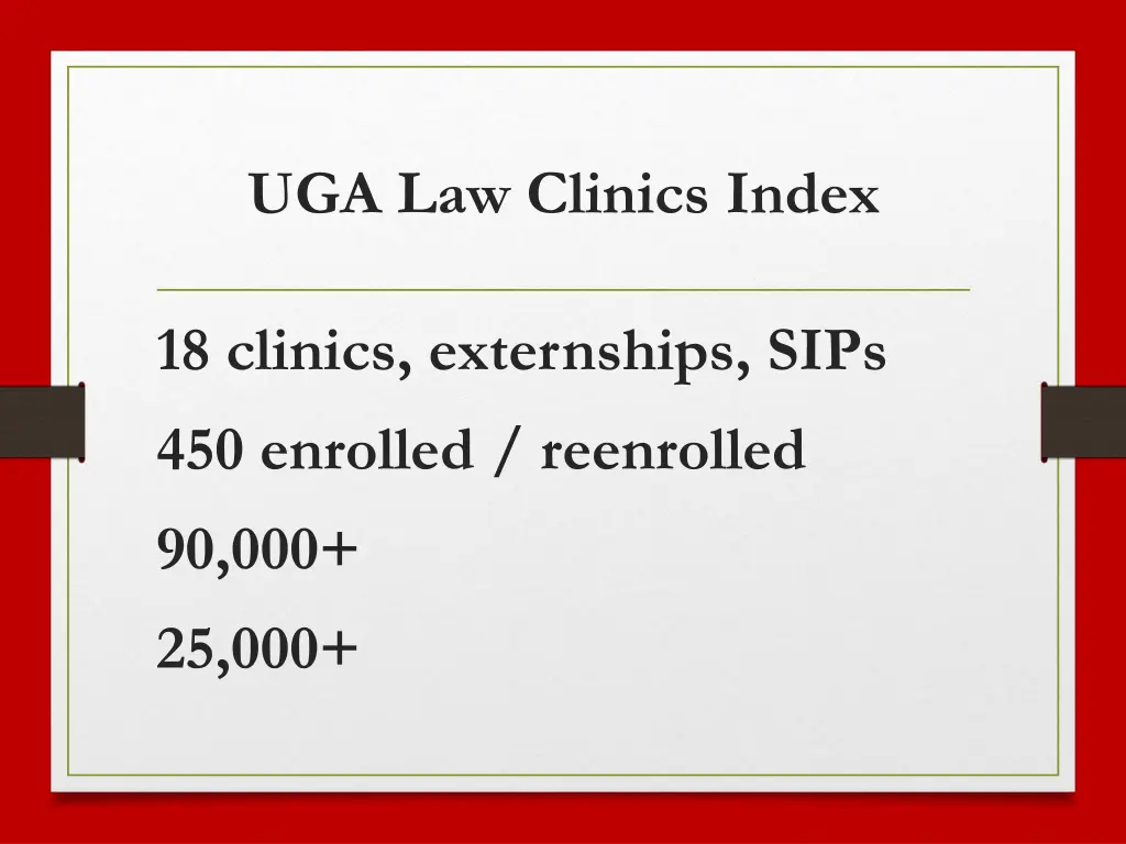 uga law clinics index 2