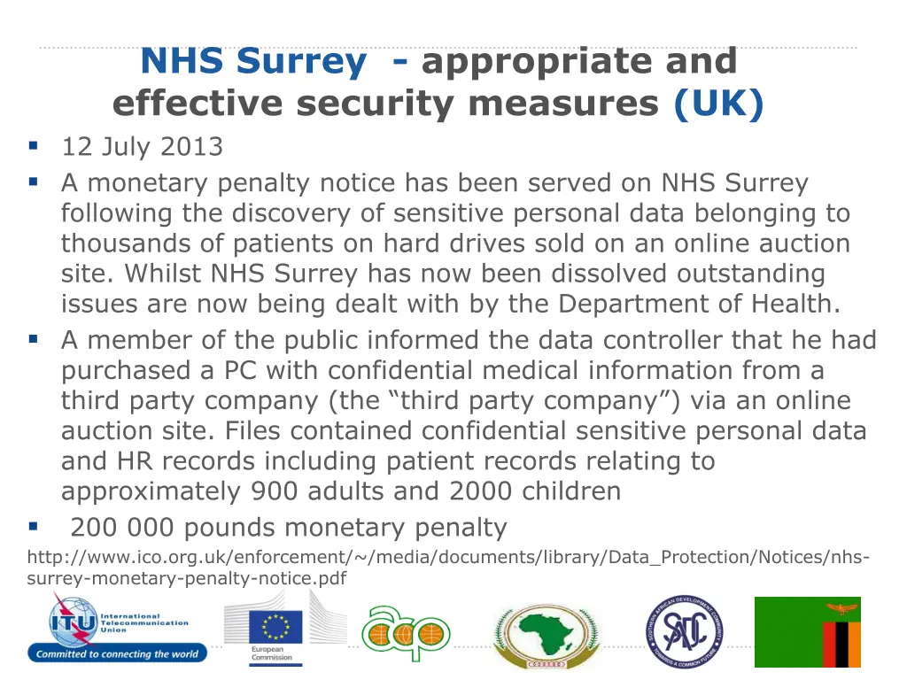 nhs surrey appropriate and effective security