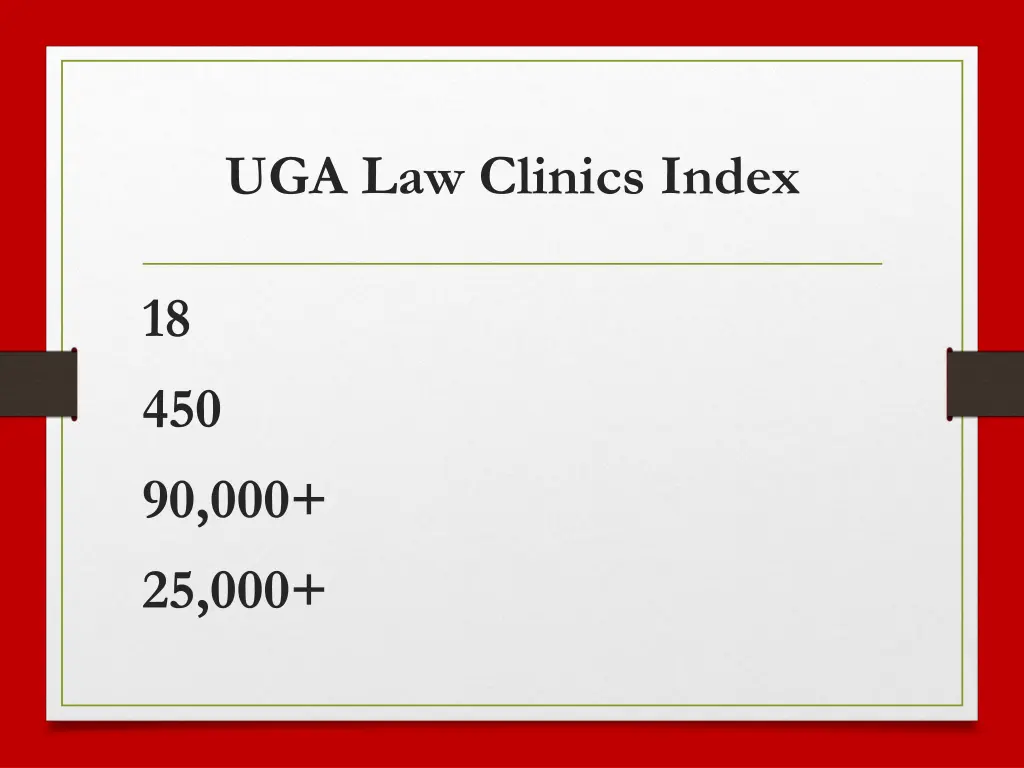 uga law clinics index