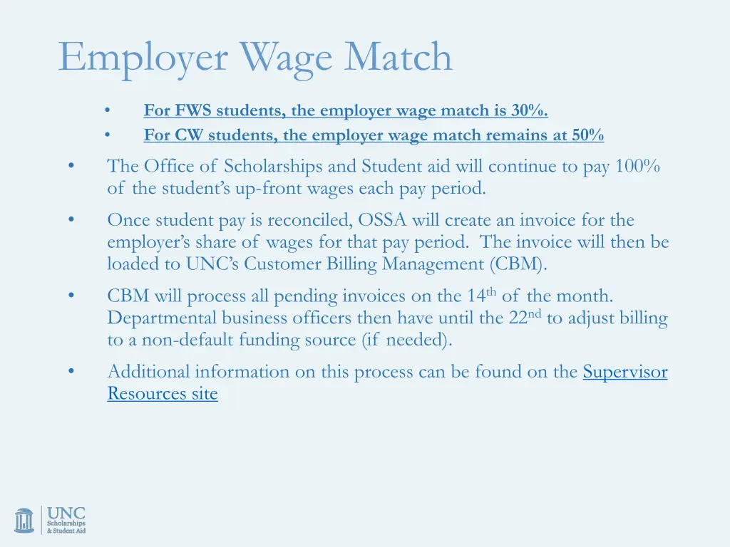 employer wage match