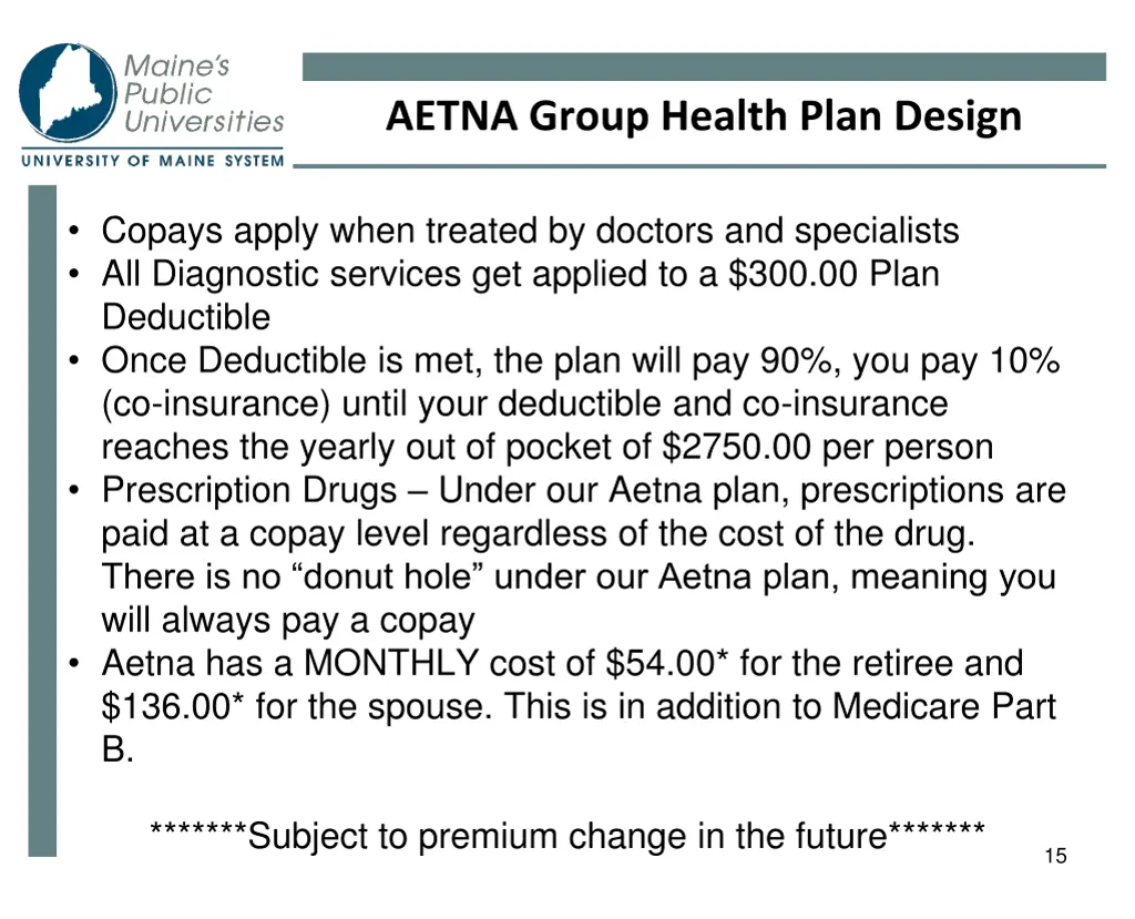 aetna group health plan design