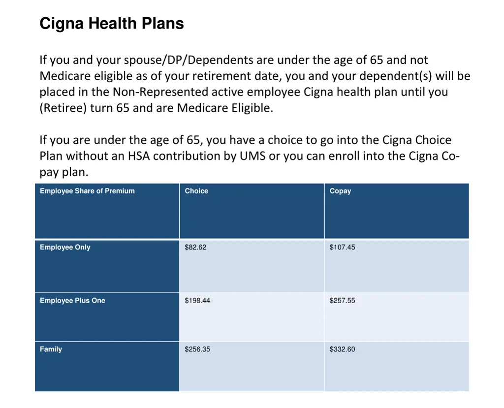 cigna health plans