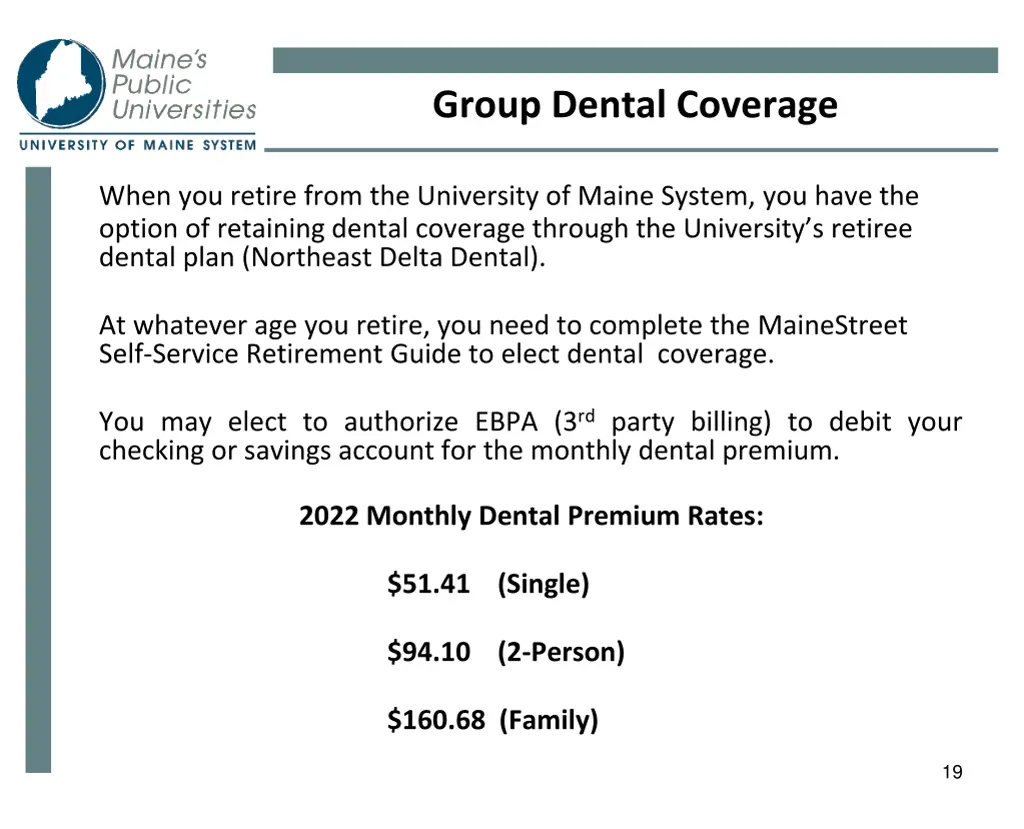 group dental coverage