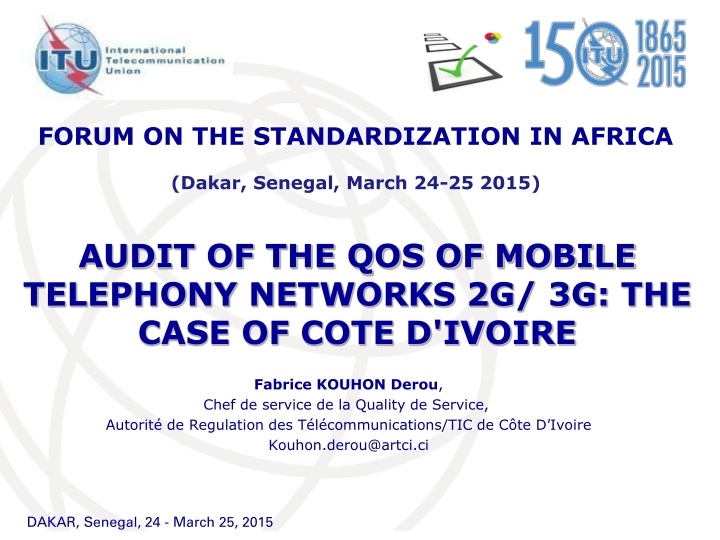 forum on the standardization in africa