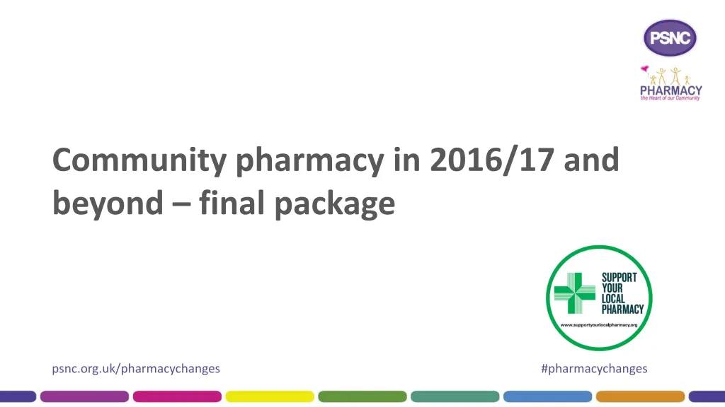 community pharmacy in 2016 17 and beyond final