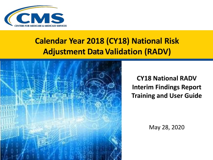 calendar year 2018 cy18 national risk adjustment