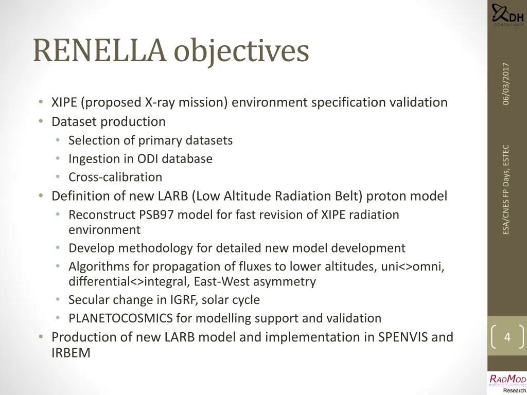 renella objectives