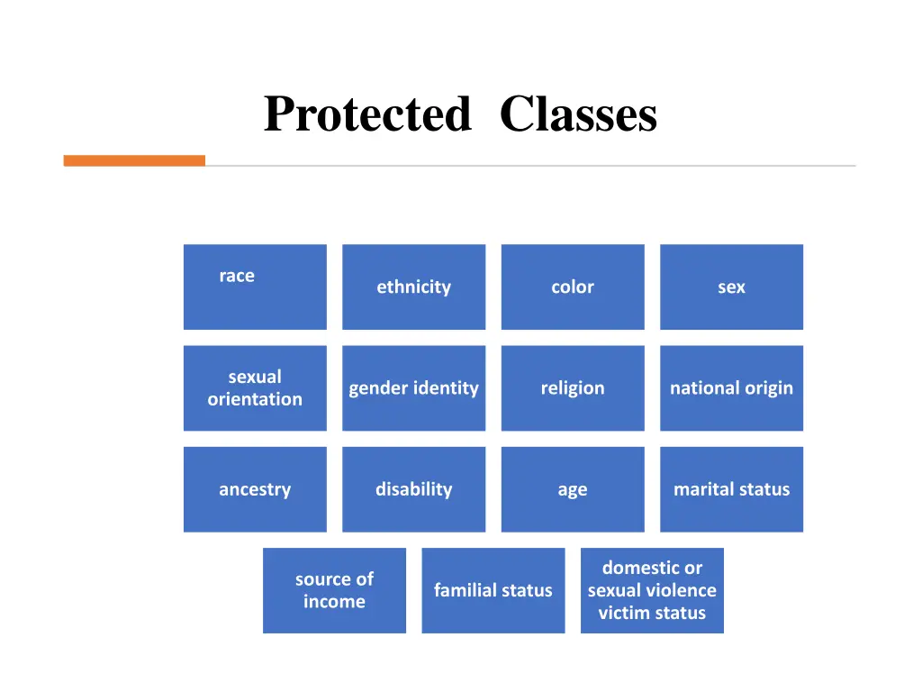 protected classes