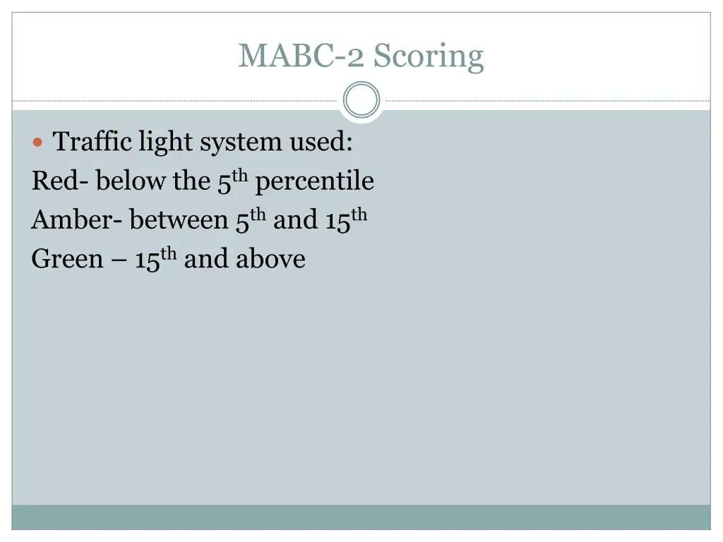 mabc 2 scoring