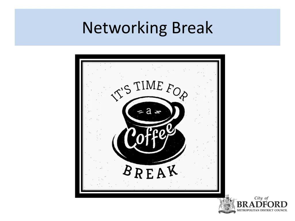 networking break