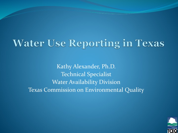 kathy alexander ph d technical specialist water