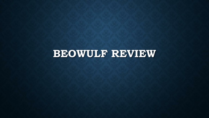 beowulf review