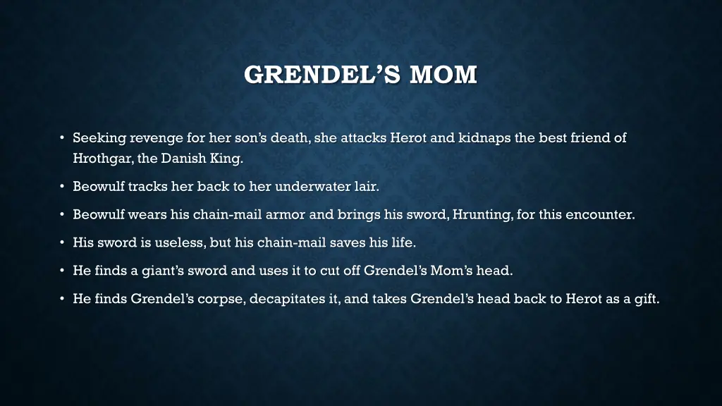 grendel s mom