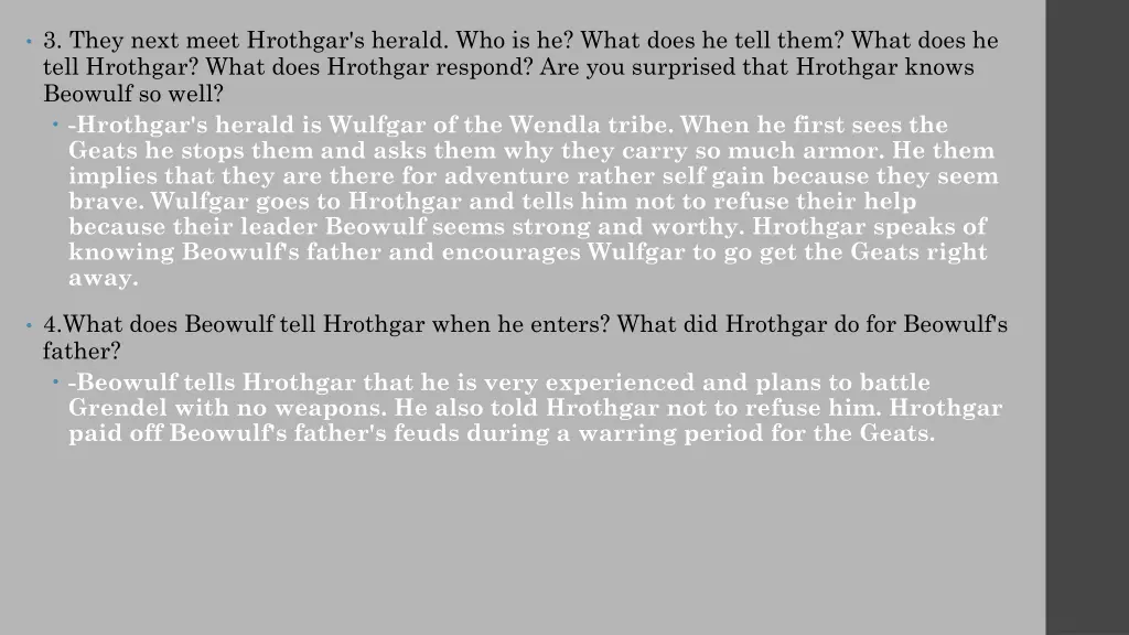 3 they next meet hrothgar s herald who is he what