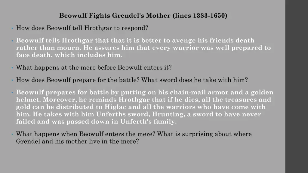 beowulf fights grendel s mother lines 1383 1650