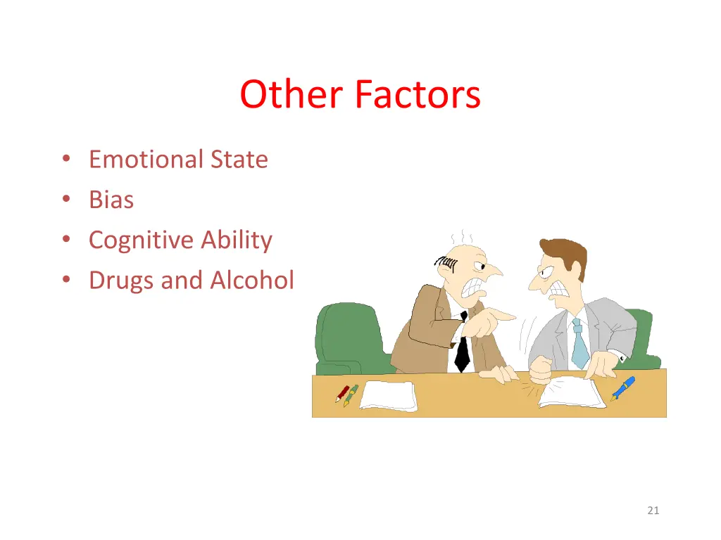 other factors