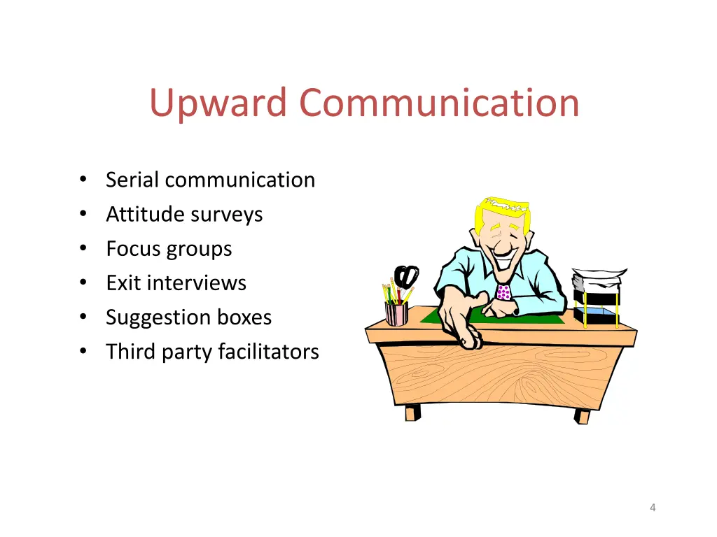 upward communication