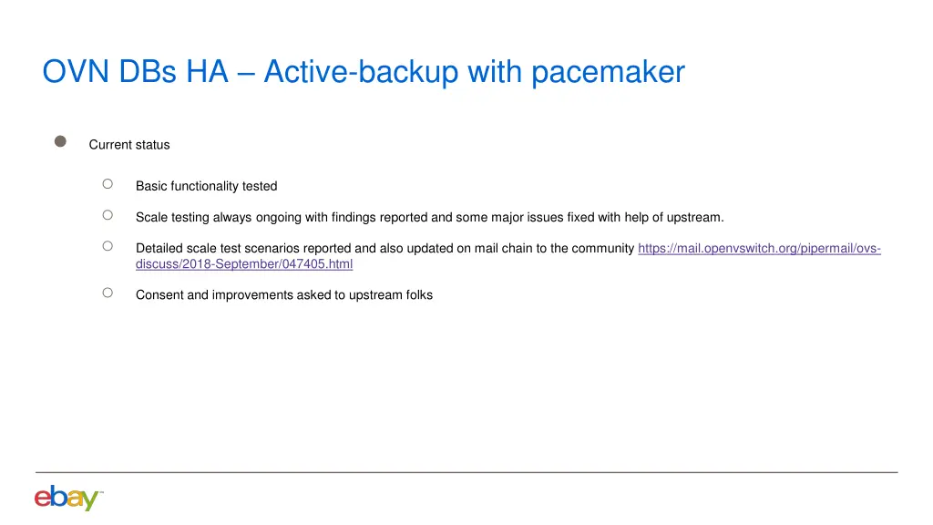 ovn dbs ha active backup with pacemaker