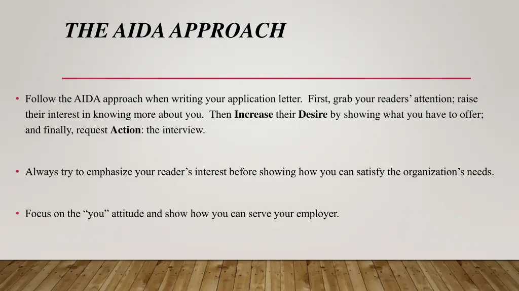 the aida approach