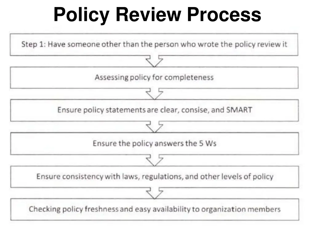 policy review process