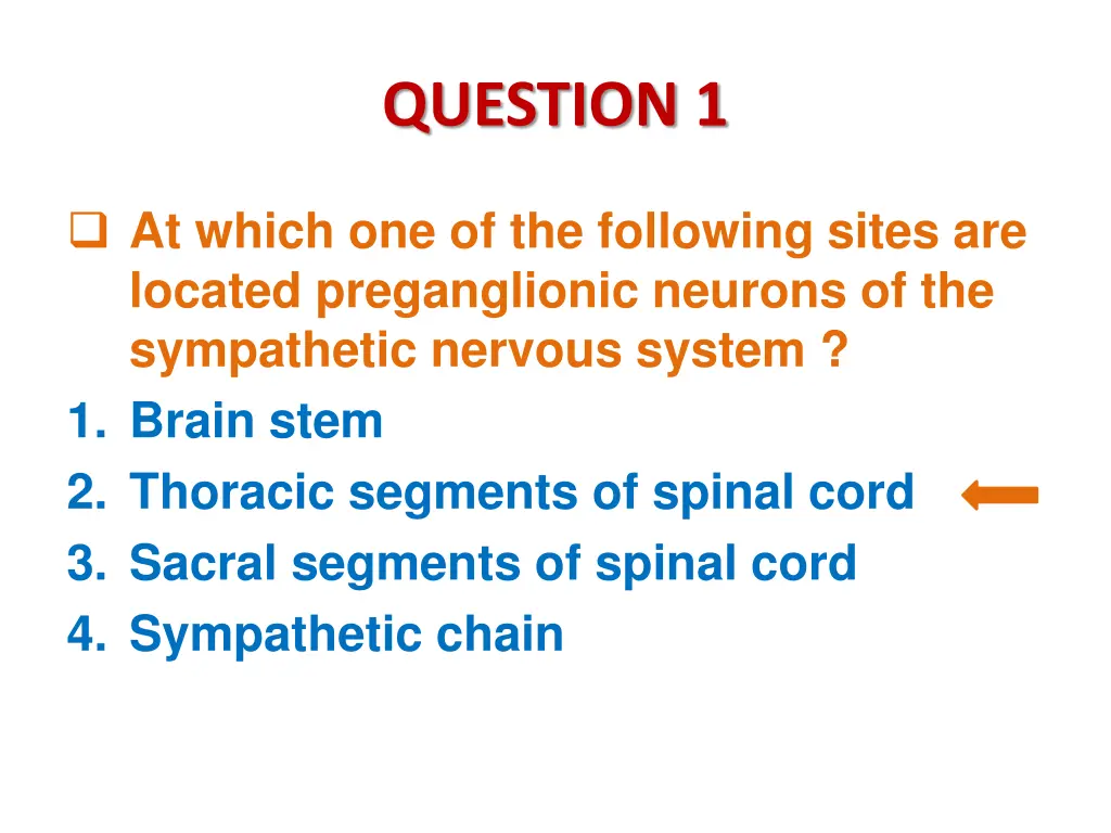 question 1