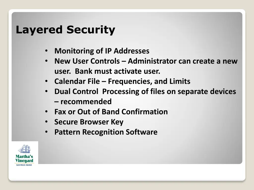 layered security