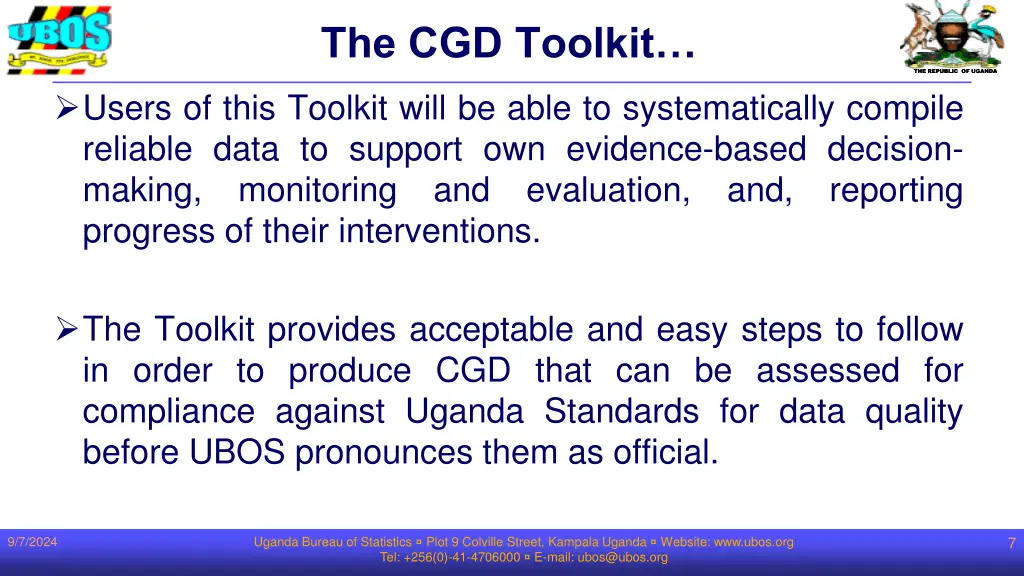 the cgd toolkit 1