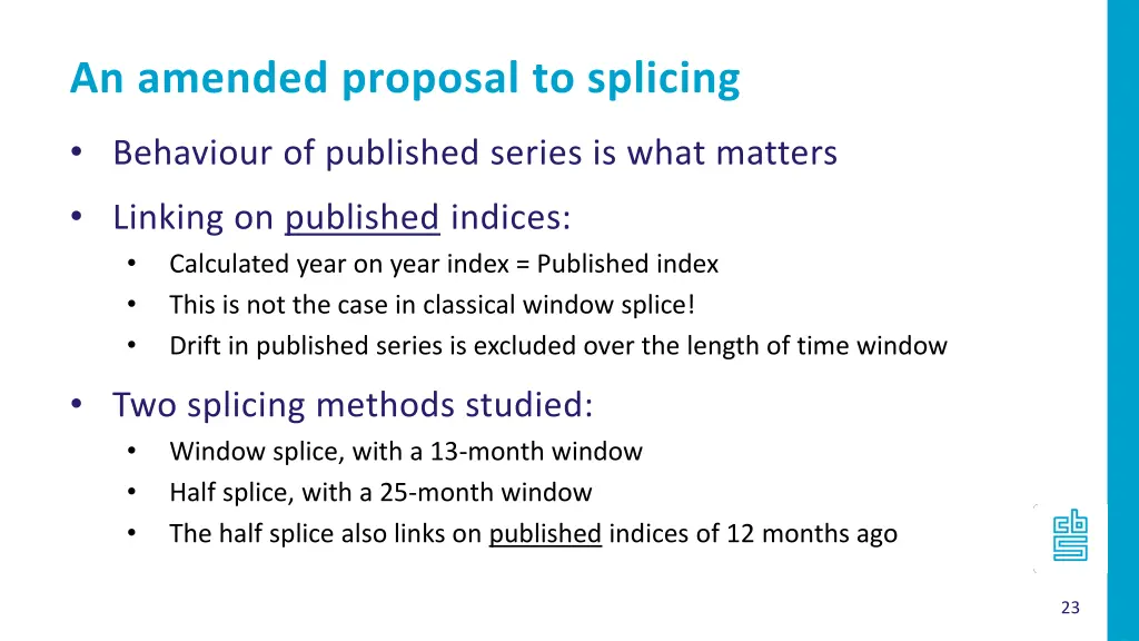 an amended proposal to splicing