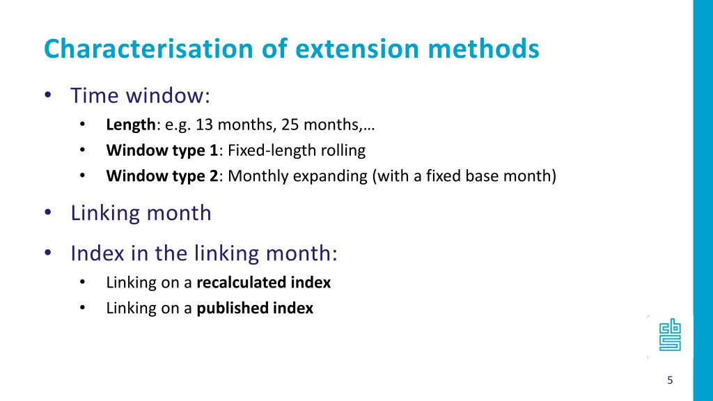 characterisation of extension methods